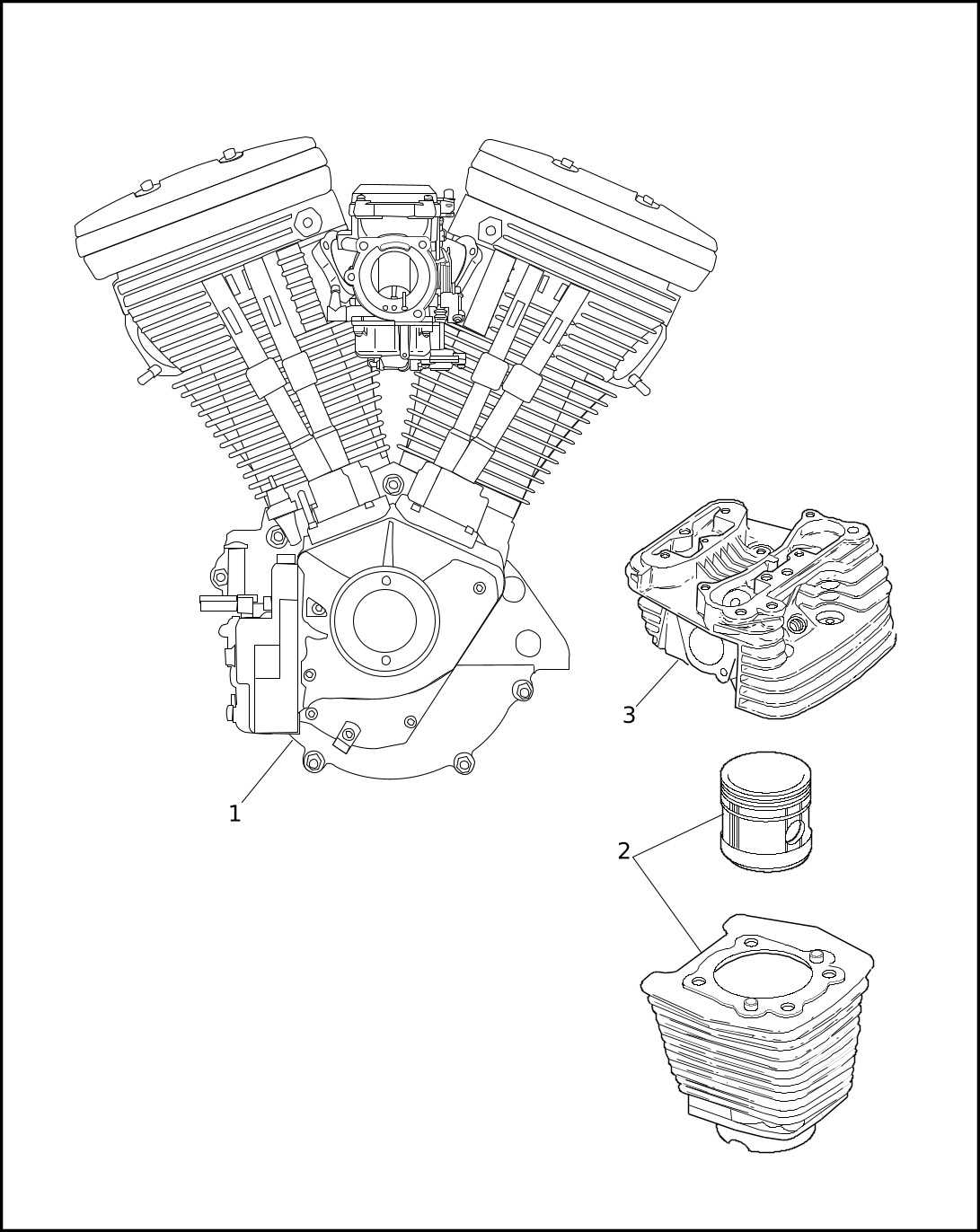 harley exploded parts diagram