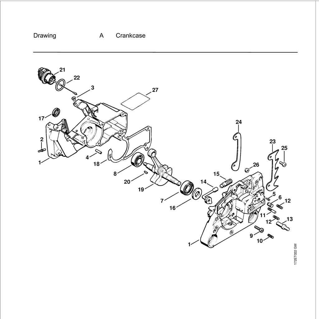 stihl 025 chainsaw parts diagram