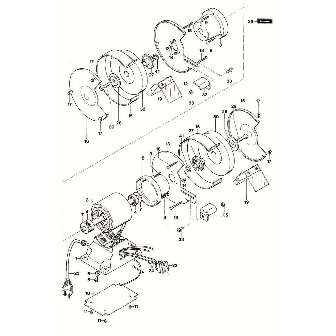 metabo grinder parts diagram