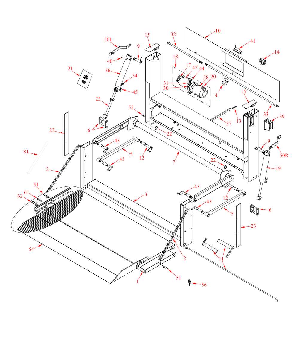 tommy gate parts diagram