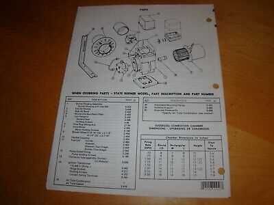 oil burner parts diagram