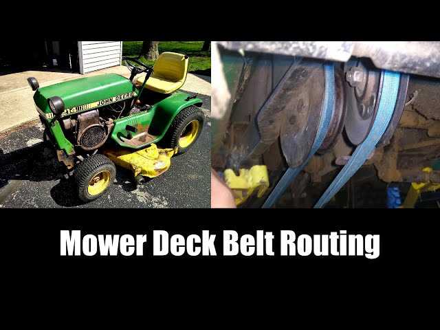 john deere 212 mower deck parts diagram