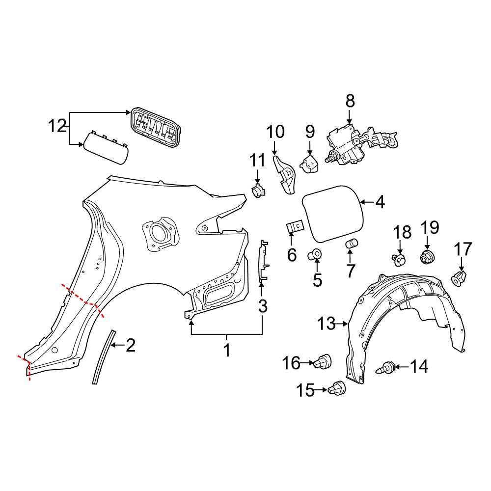 undercarriage toyota camry parts diagram