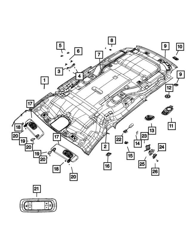 chrysler pacifica parts diagram