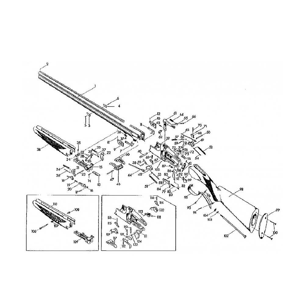 browning citori parts diagram