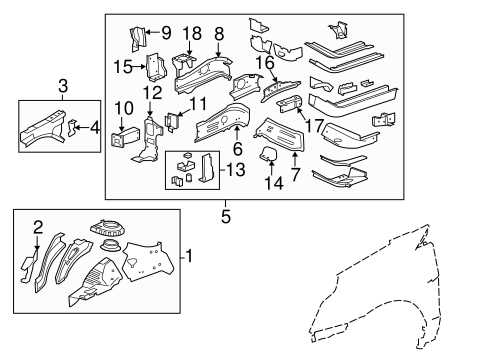 cadillac srx parts diagram