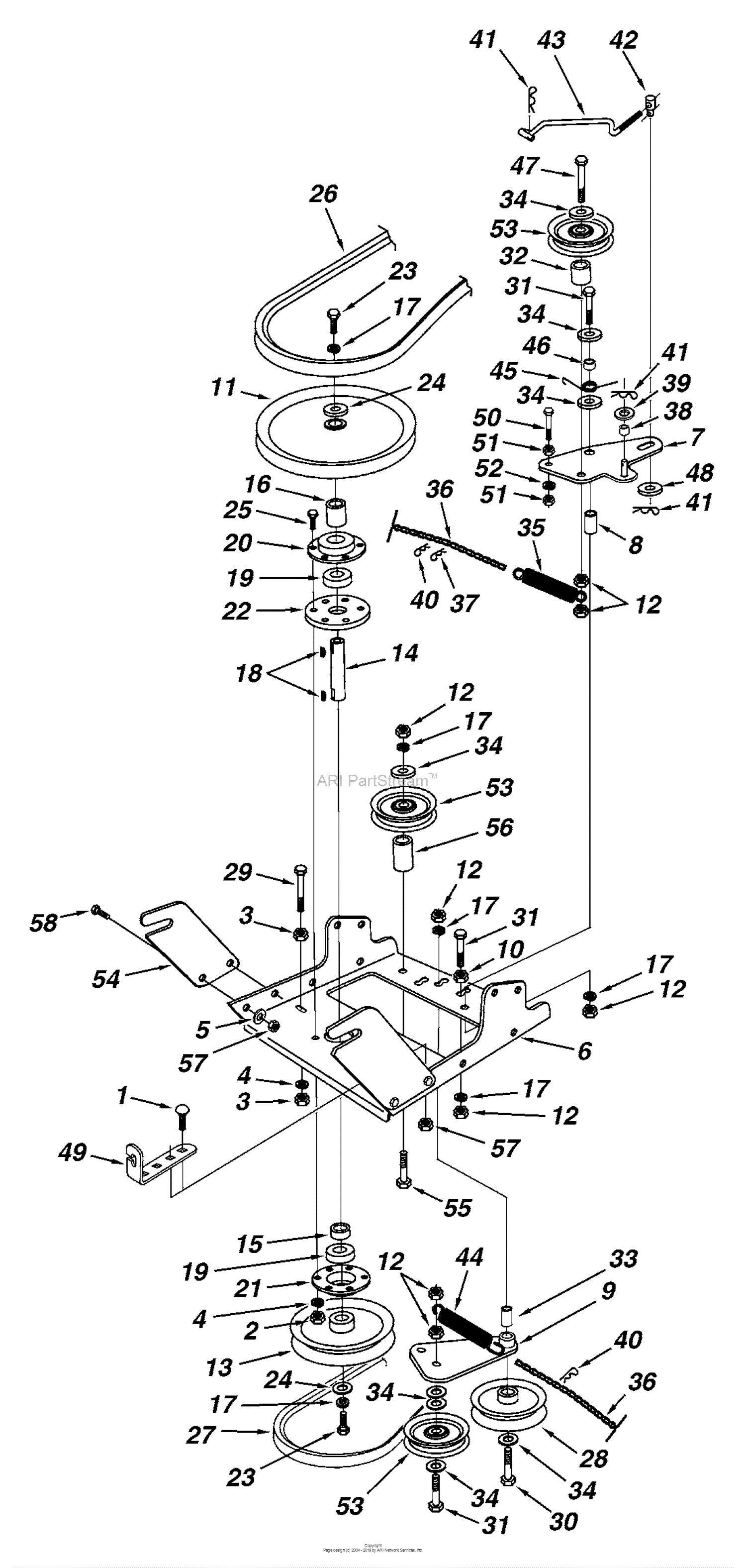 husqvarna snow blower parts diagram