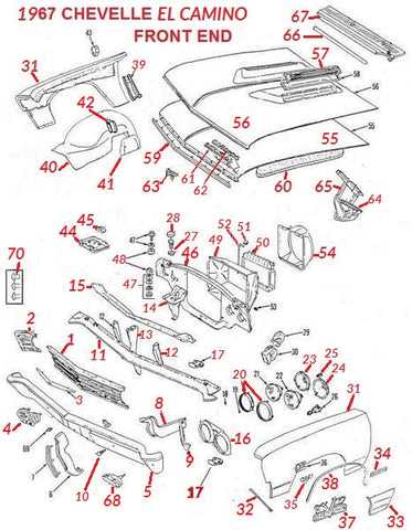 auto parts diagram