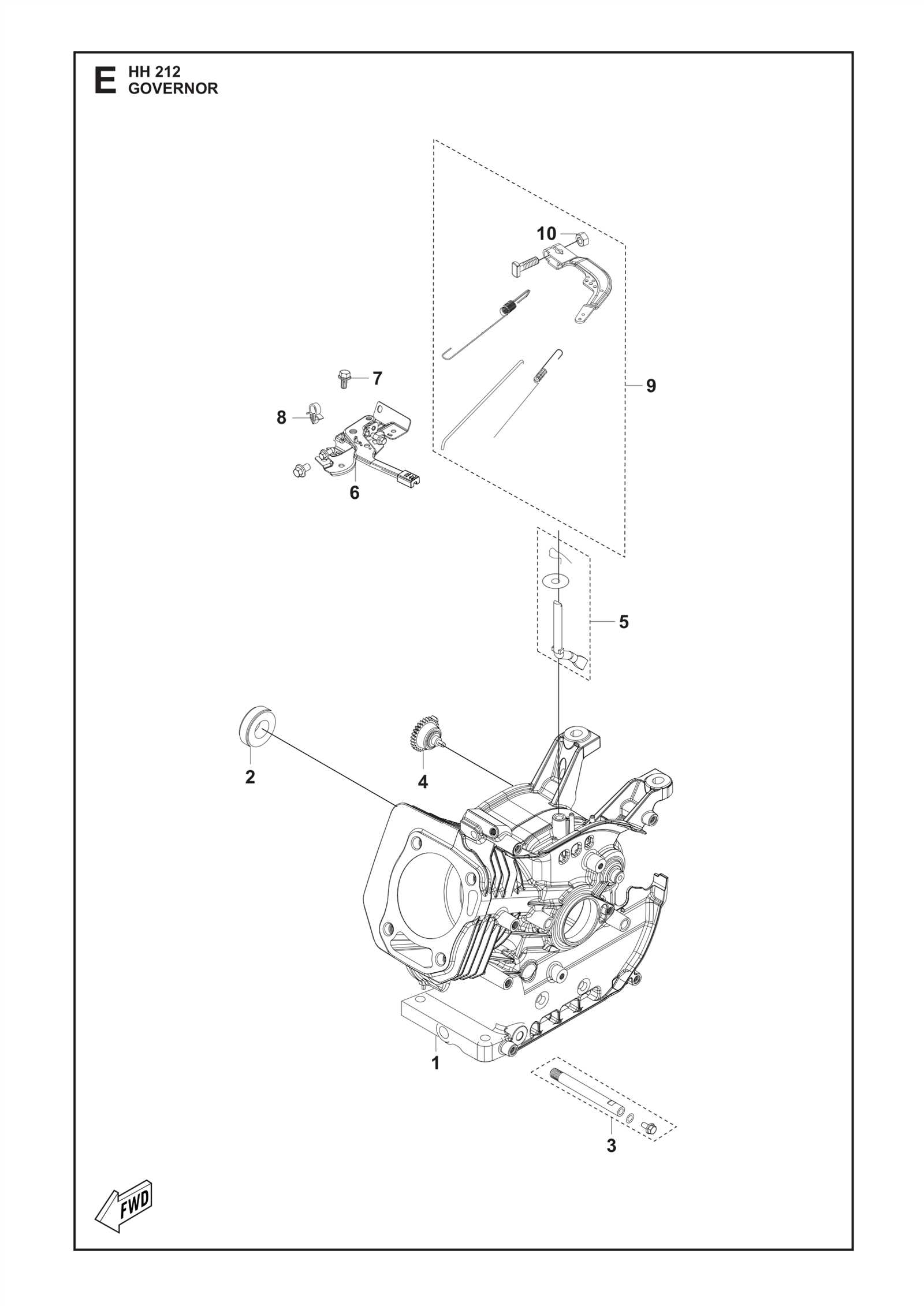 husqvarna 550xp parts diagram