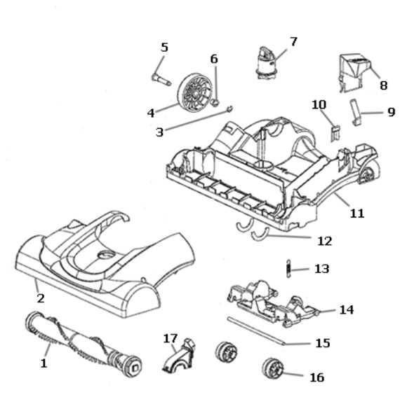 eureka flash vacuum parts diagram