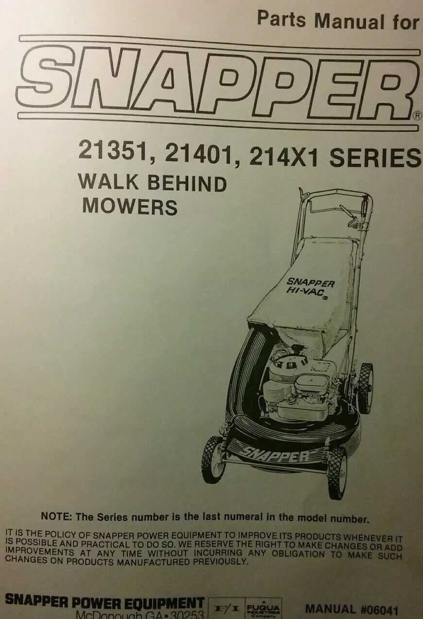 snapper self propelled parts diagram