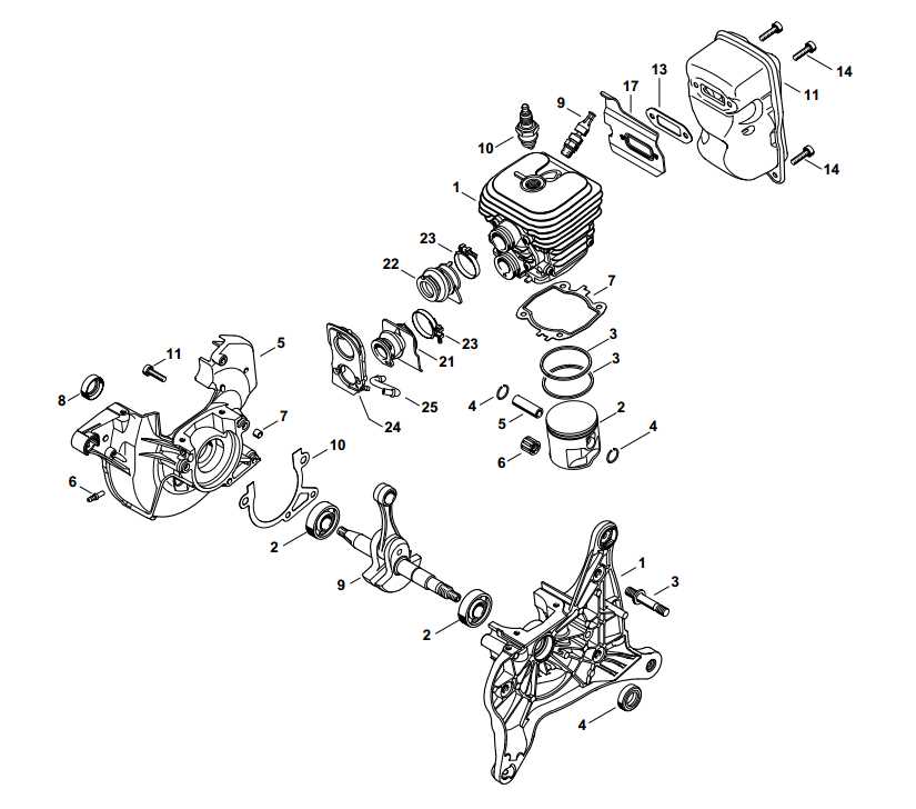 stihl parts diagram 025