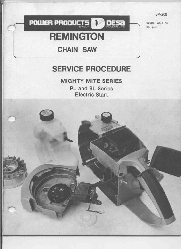 remington chainsaw parts diagram