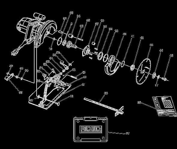 skil saw parts diagram