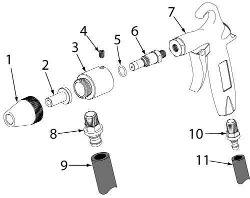 sandblaster parts diagram