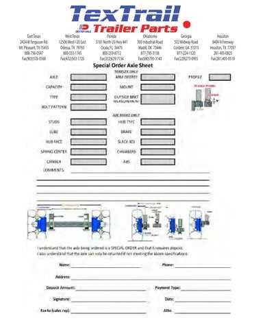 big tex trailer parts diagram