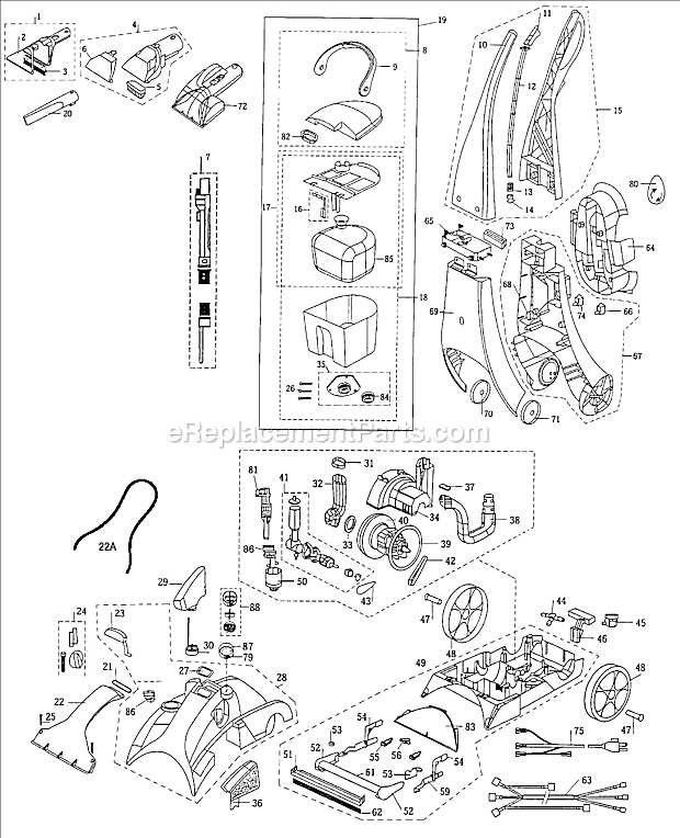 bissell little green proheat parts diagram