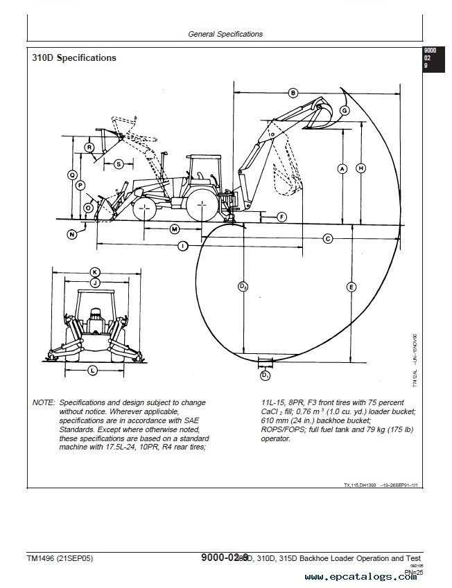 john deere 310e backhoe parts diagram