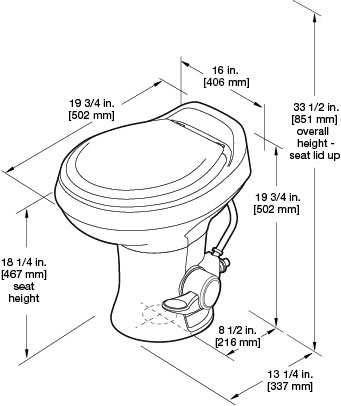 dometic rv toilet parts diagram