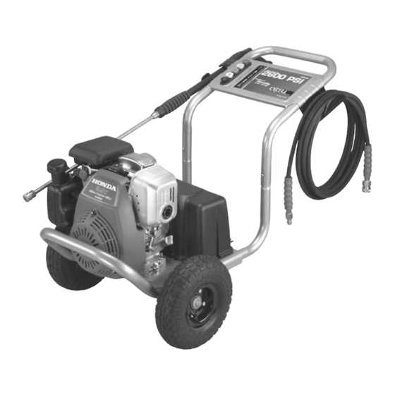 honda xr2600 pressure washer parts diagram