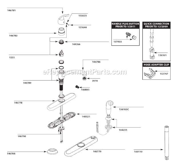 moen 7700 parts diagram