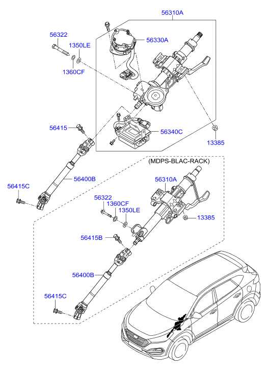 hyundai tucson parts diagram