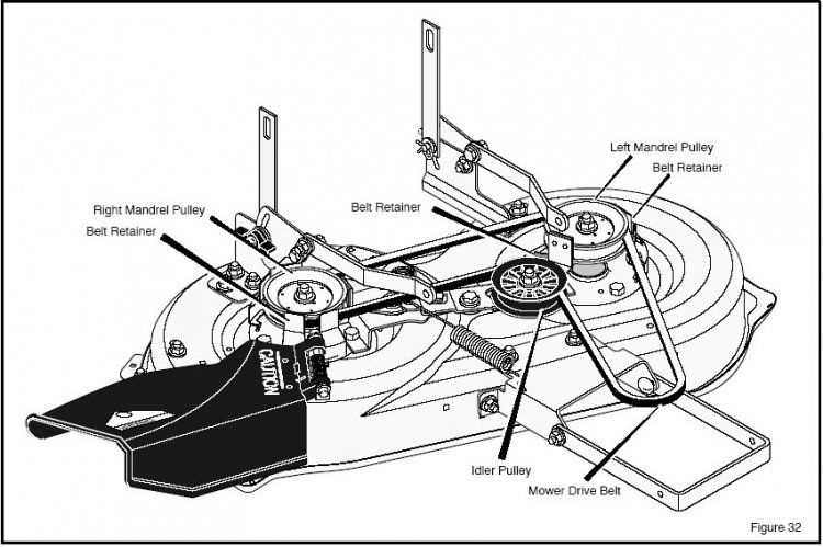 murray 42 inch deck parts diagram