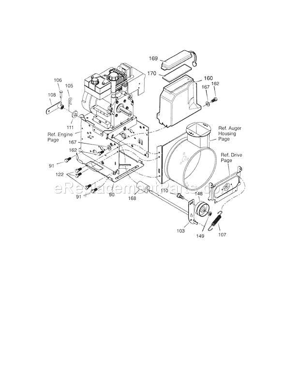 craftsman snow blower parts diagram