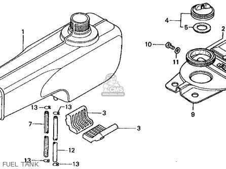 honda ct70 parts diagram