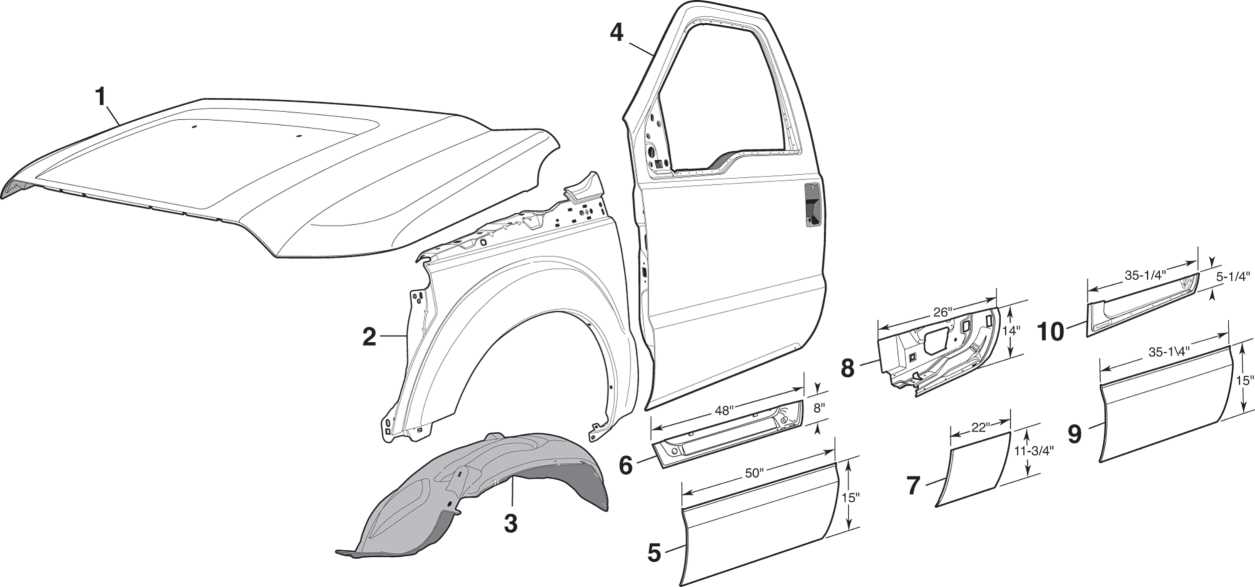 2016 ford f250 front end parts diagram