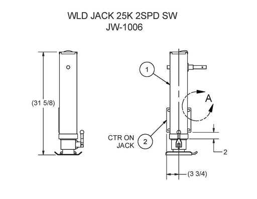 trailer jack parts diagram