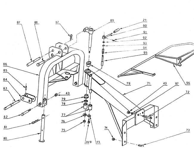 tonutti hay tedder parts diagram