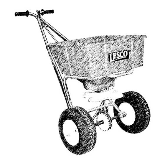 lesco 80 lb spreader parts diagram