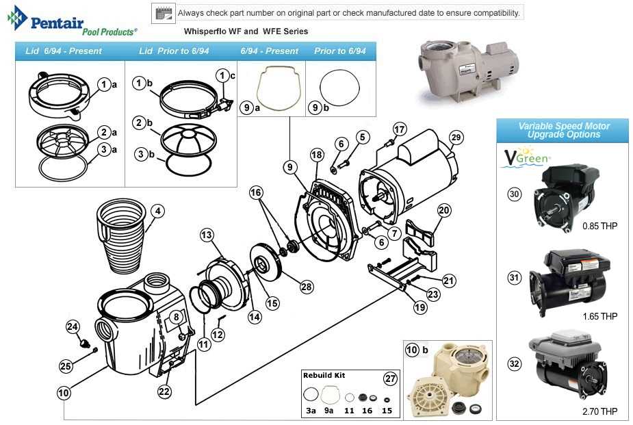 jacuzzi pump parts diagram