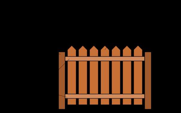 fence parts diagram