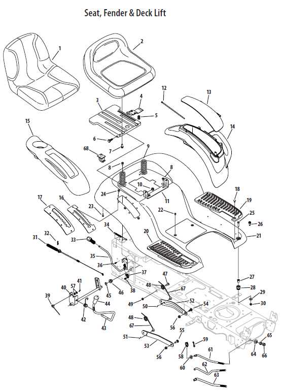 cub cadet parts diagram lt1050