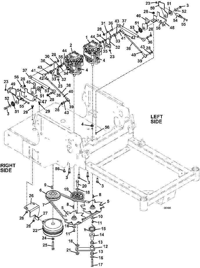 grasshopper mower deck parts diagram