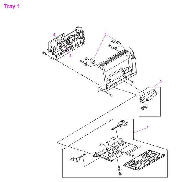 printer parts diagram