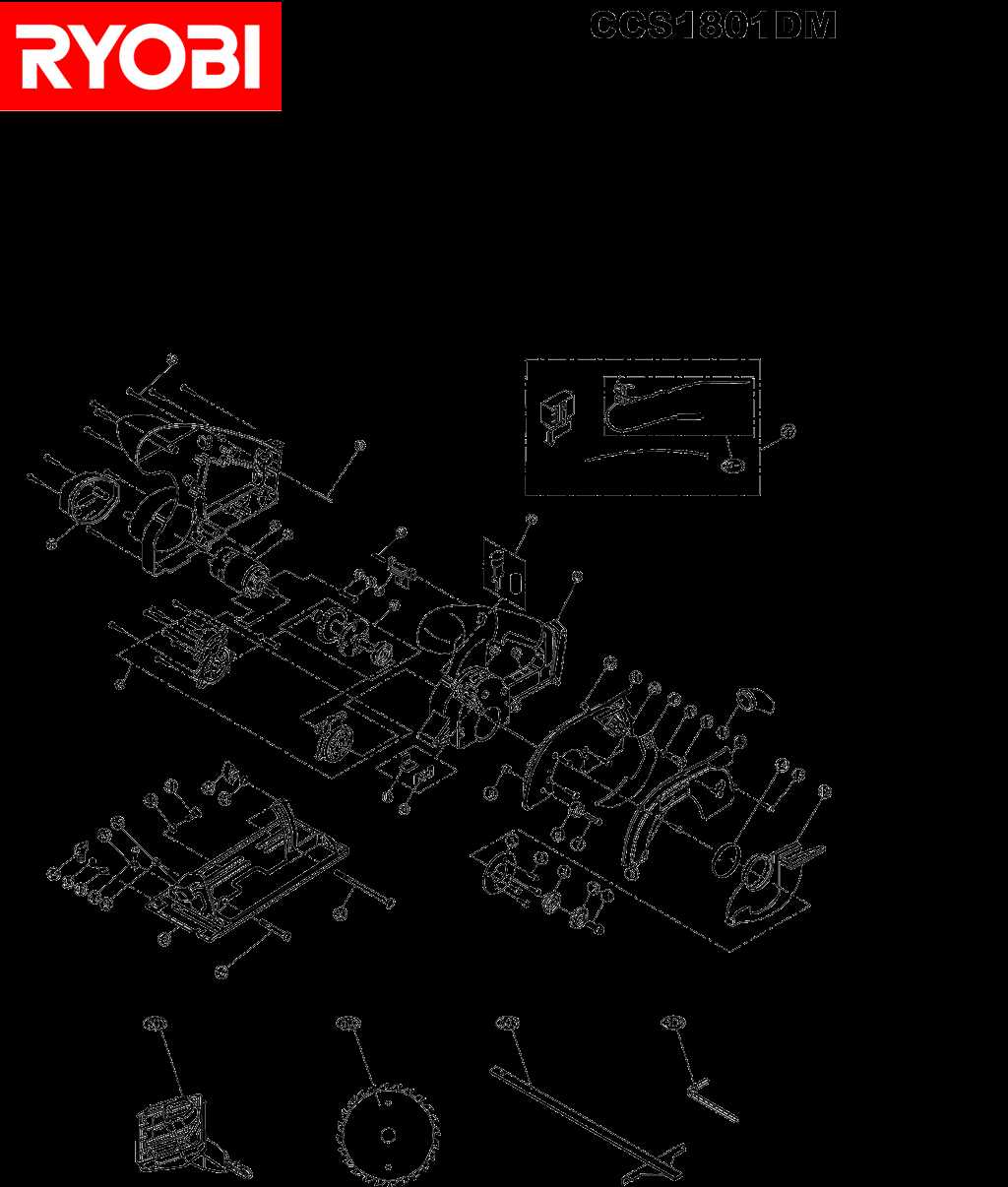 ryobi circular saw parts diagram