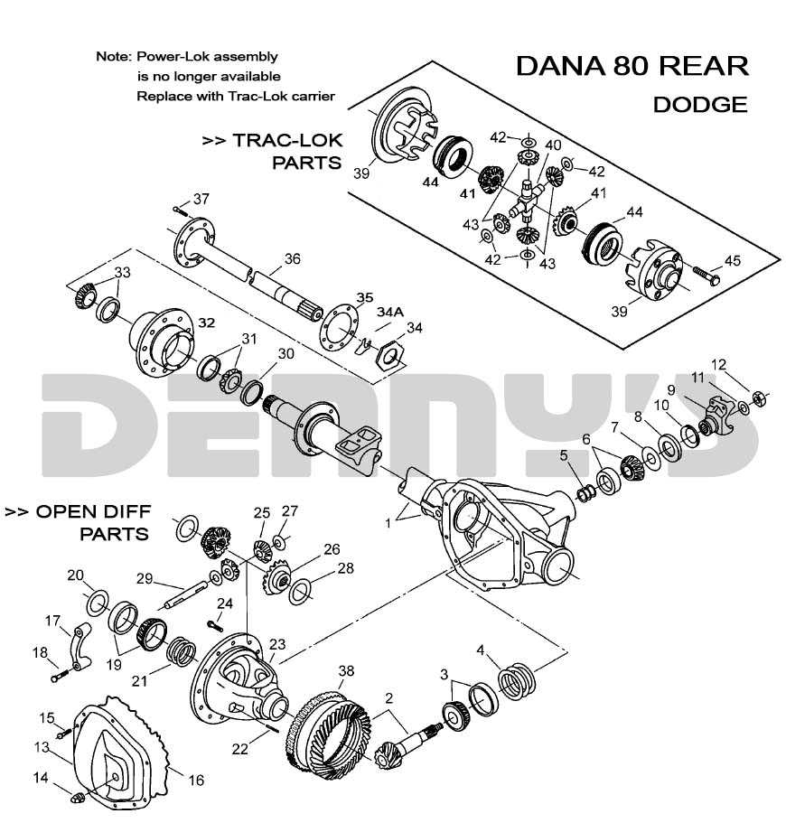 rear end parts diagram