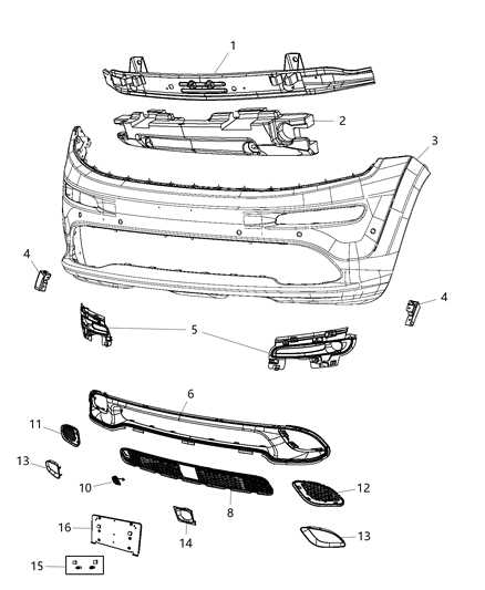 front end jeep grand cherokee parts diagram