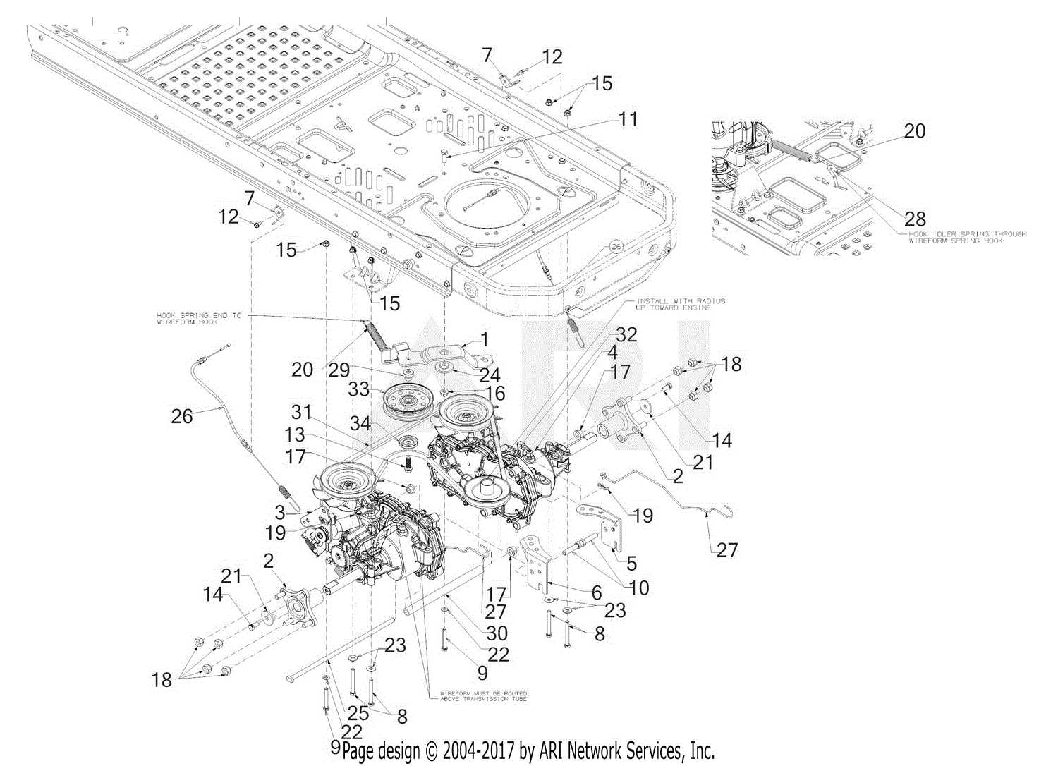 troy bilt mustang 42 parts diagram