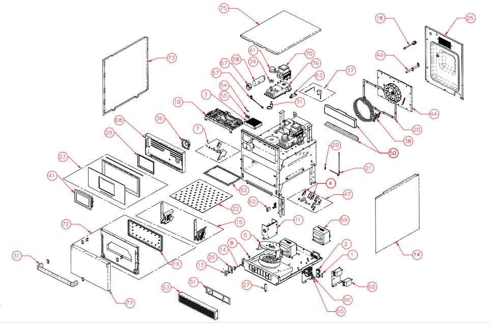 frigidaire oven parts diagram