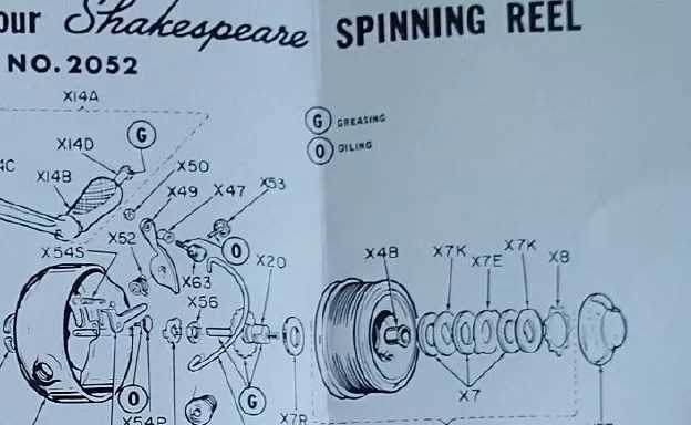 baitcasting reel parts diagram