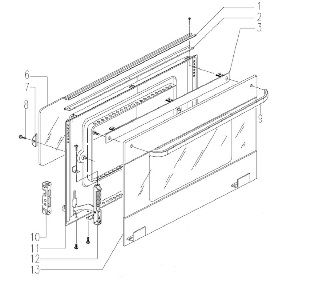 whirlpool electric stove parts diagram