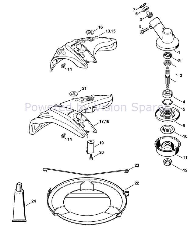 stihl fs 56c parts diagram