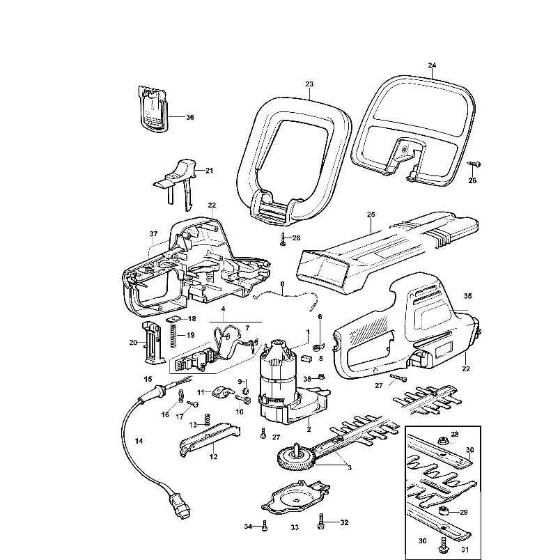 black and decker grass hog parts diagram