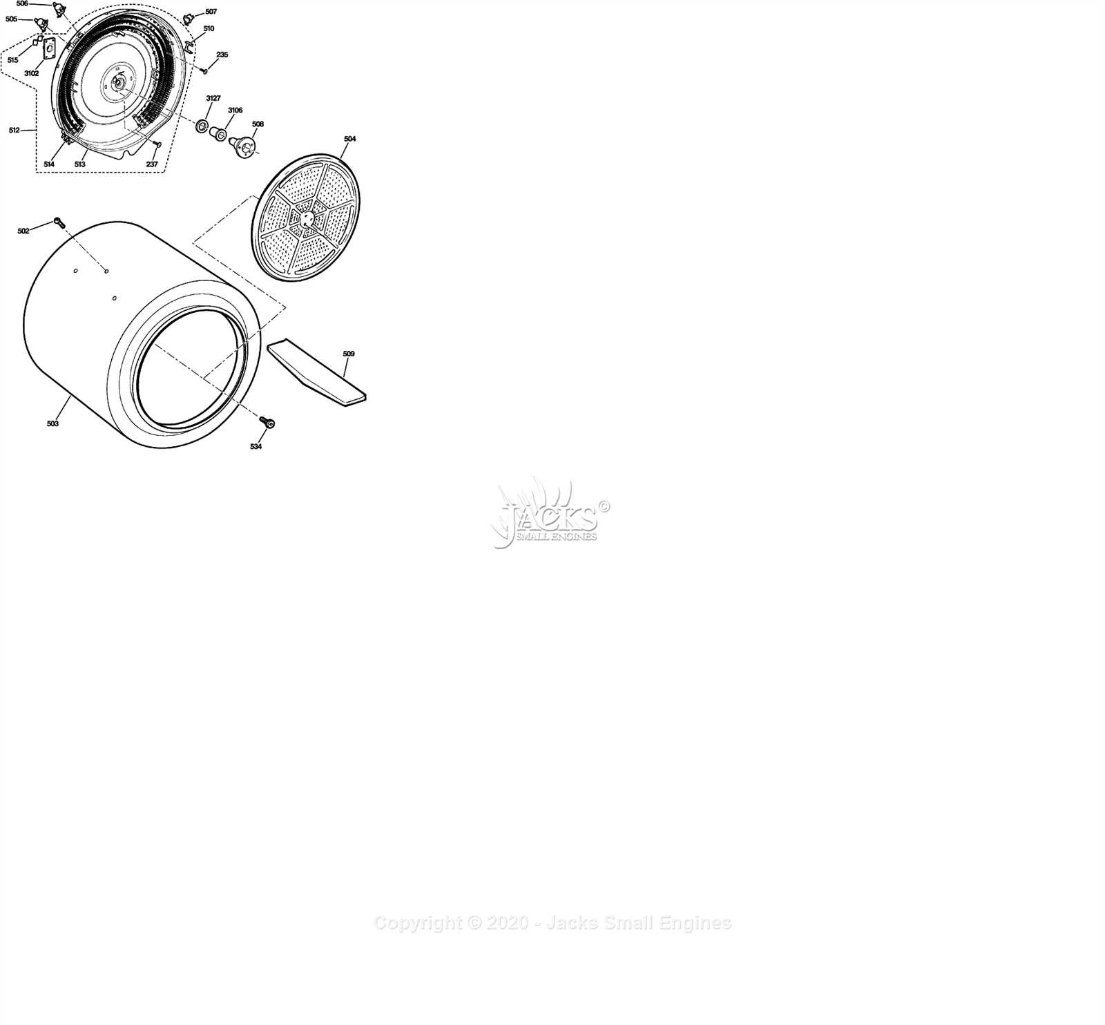 ge dryer parts diagram