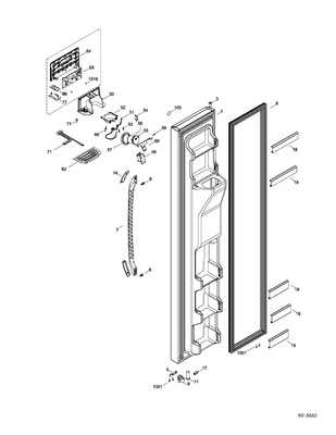 ge ice maker parts diagram