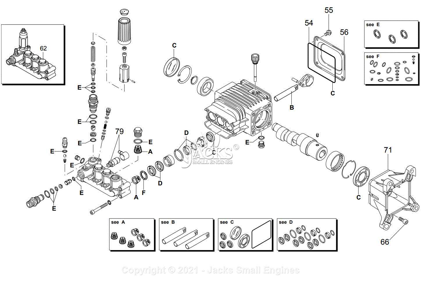 generac one wash parts diagram